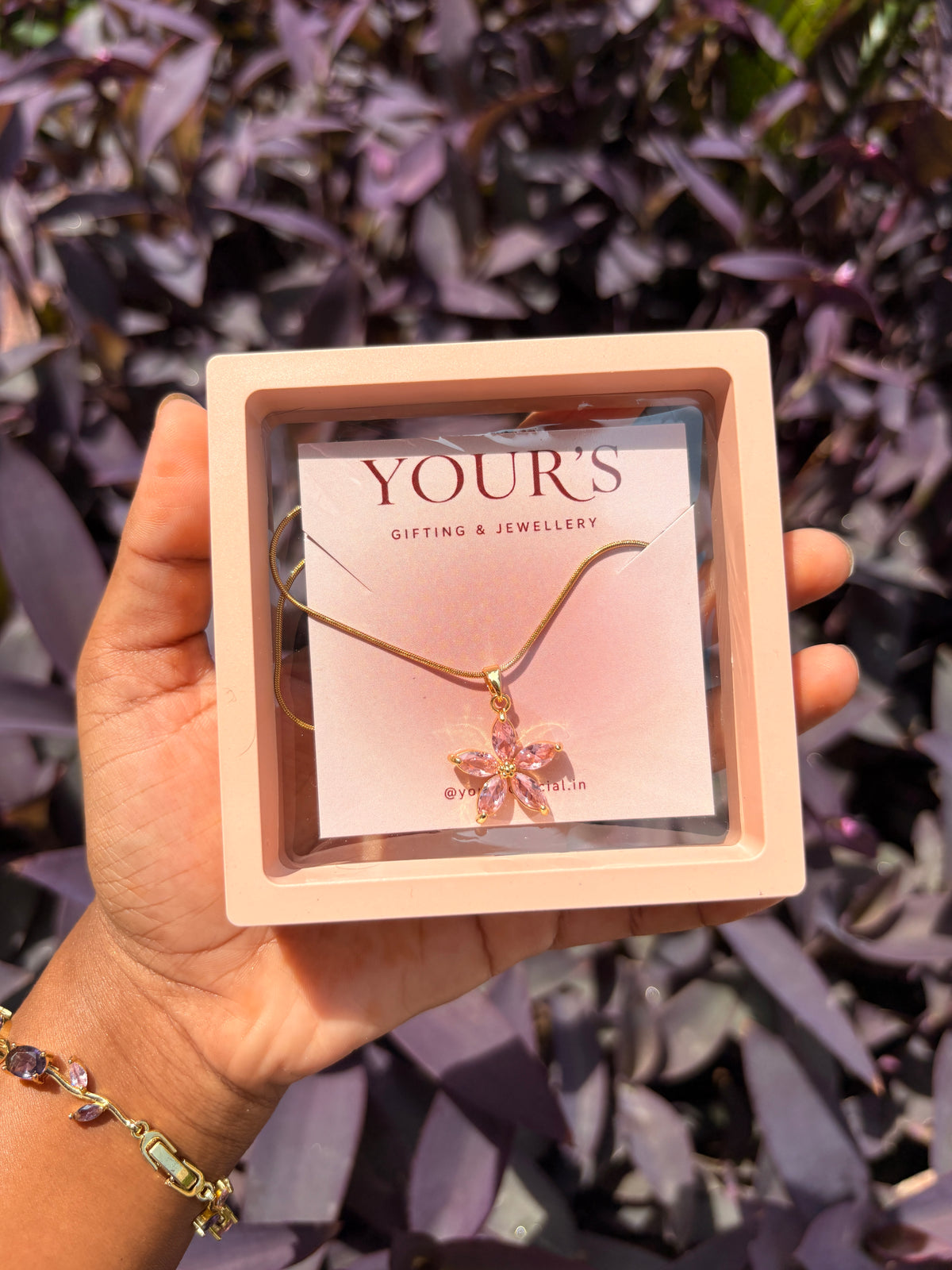 ✨ Pink Aurora Necklace