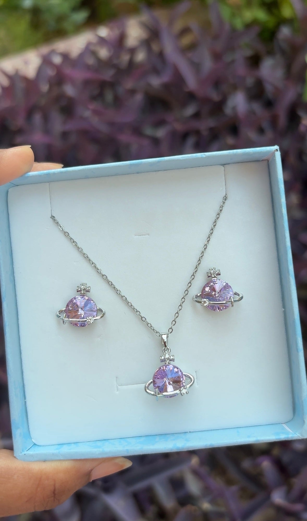 Celestial Orbit Jewellery Set 🪐💜✨