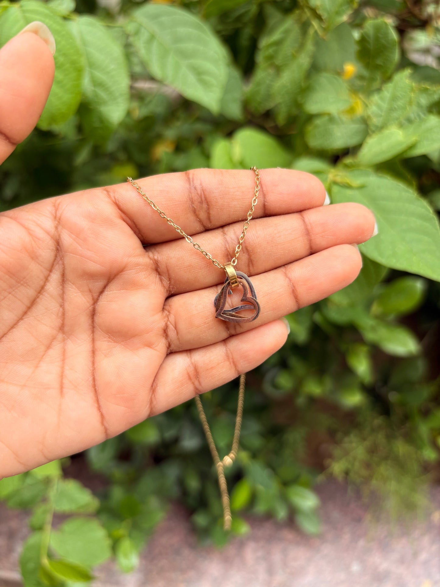 Eternal Hearts Necklace 🤍🖤