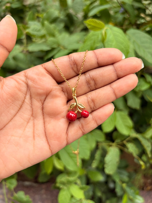 Cherry Blossom Necklace 🌸🍒