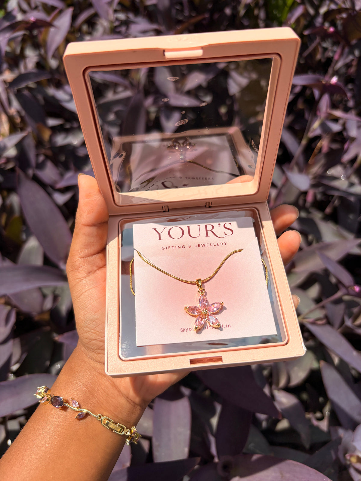 ✨ Pink Aurora Necklace