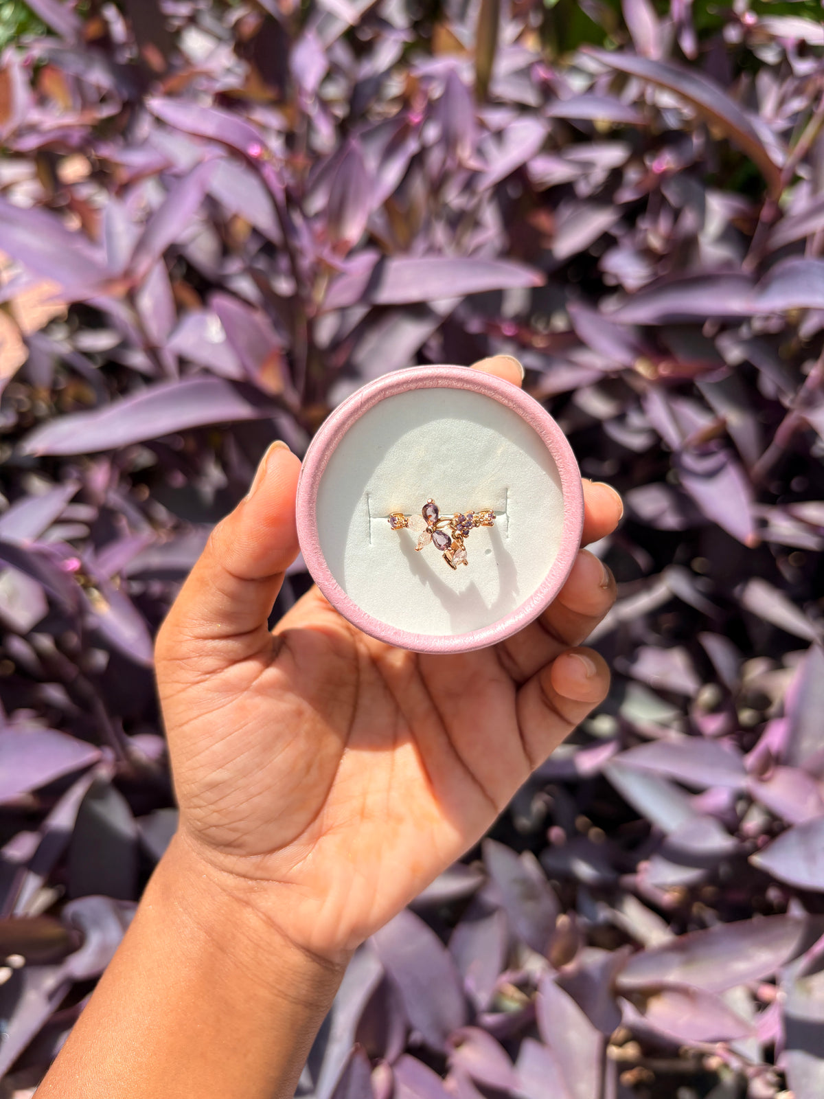 Lavender Love Adjustable Ring 💜✨