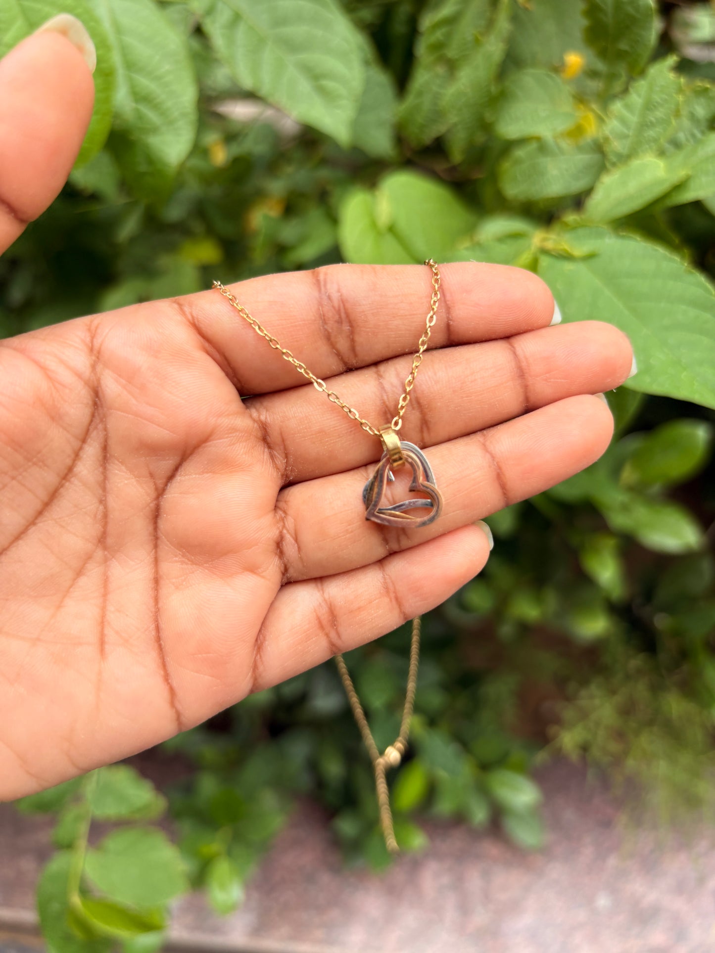 Eternal Hearts Necklace 🤍🖤