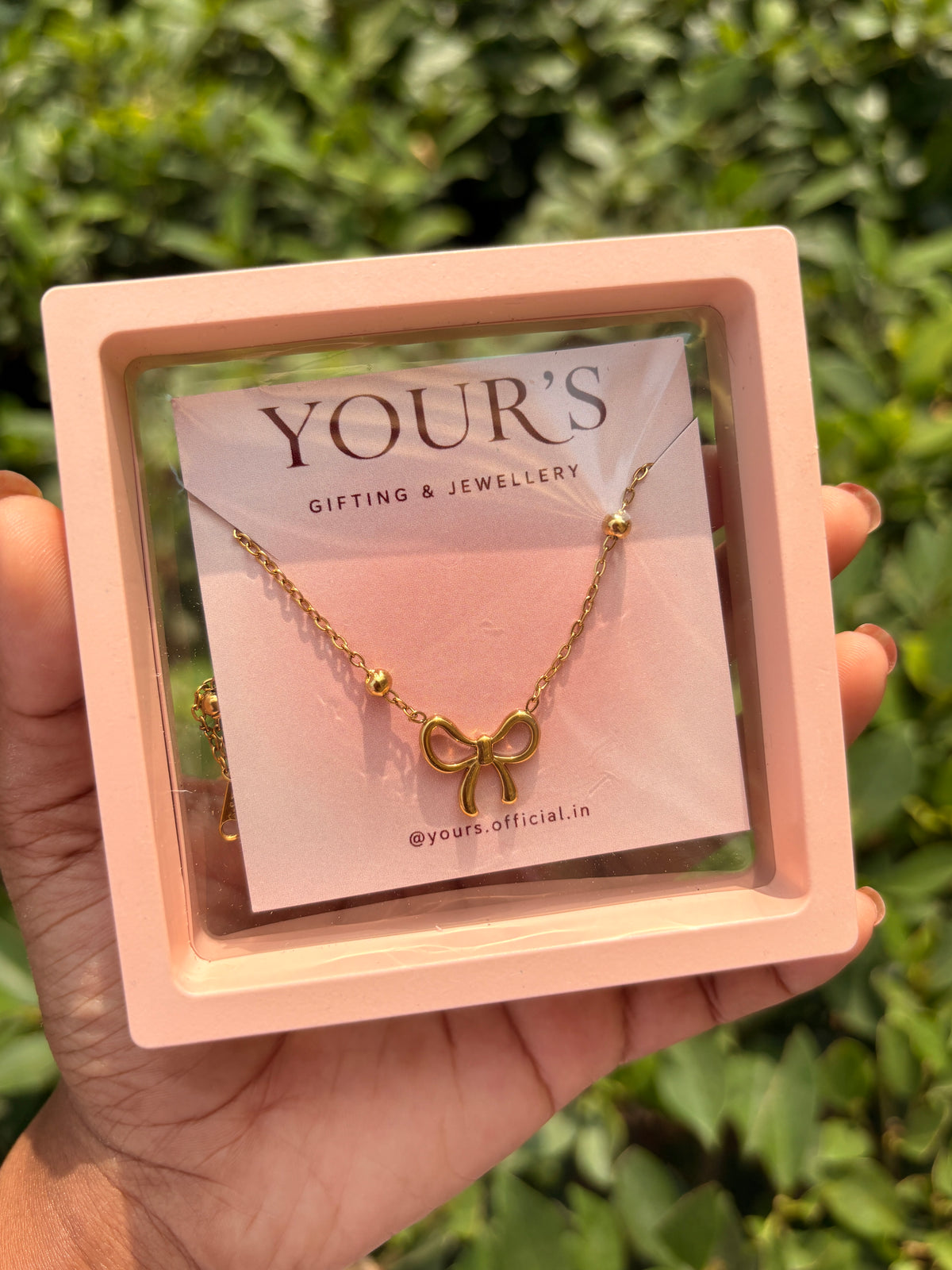 🎀 Bow Belle Necklace