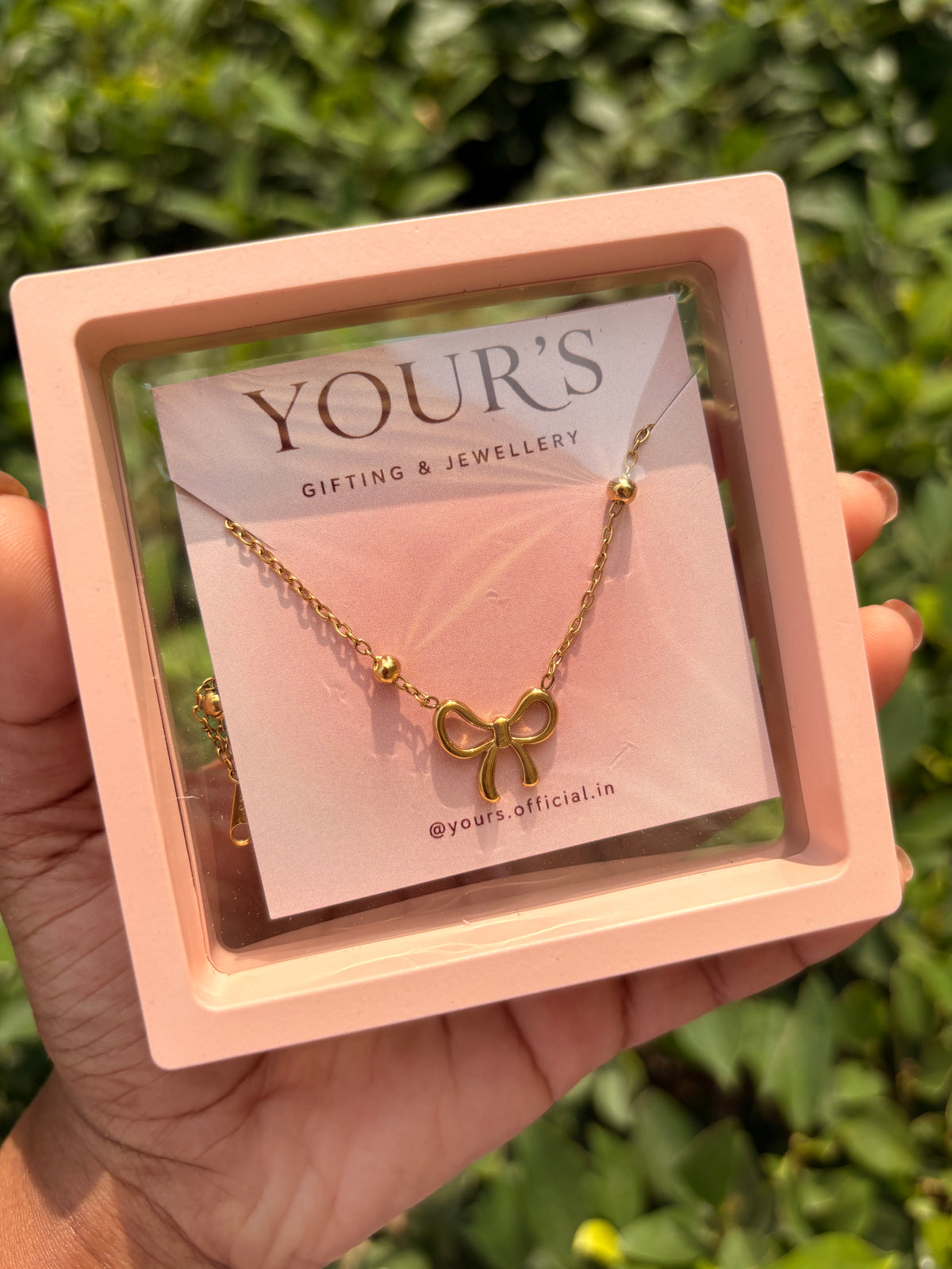 🎀 Bow Belle Necklace