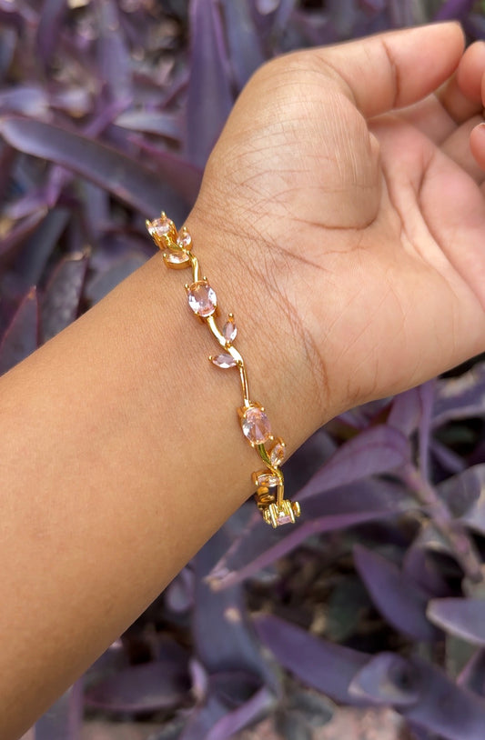Pink Tulip Bracelet 🌷