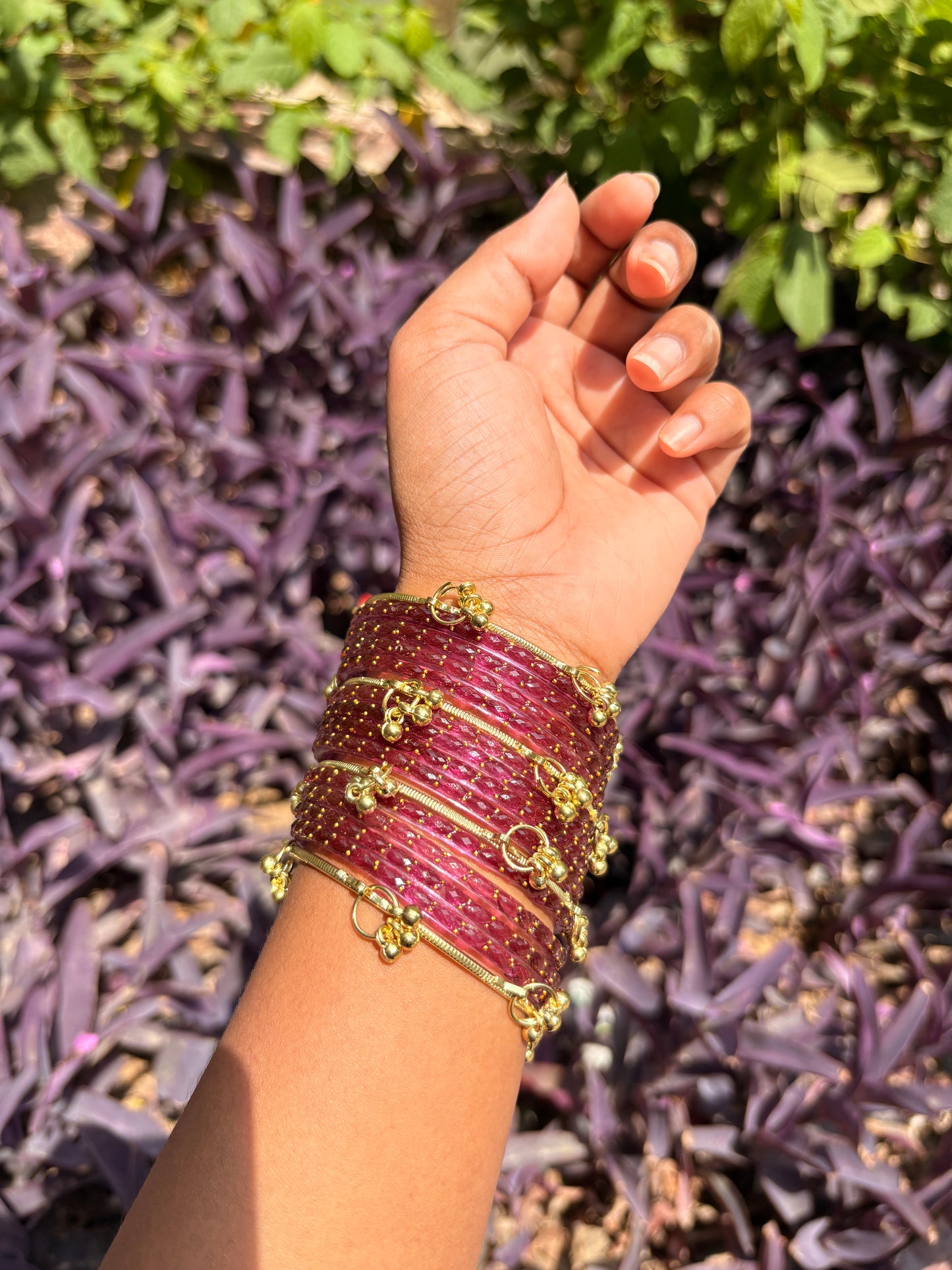 Ruby Raga Bangles Set ❤️✨