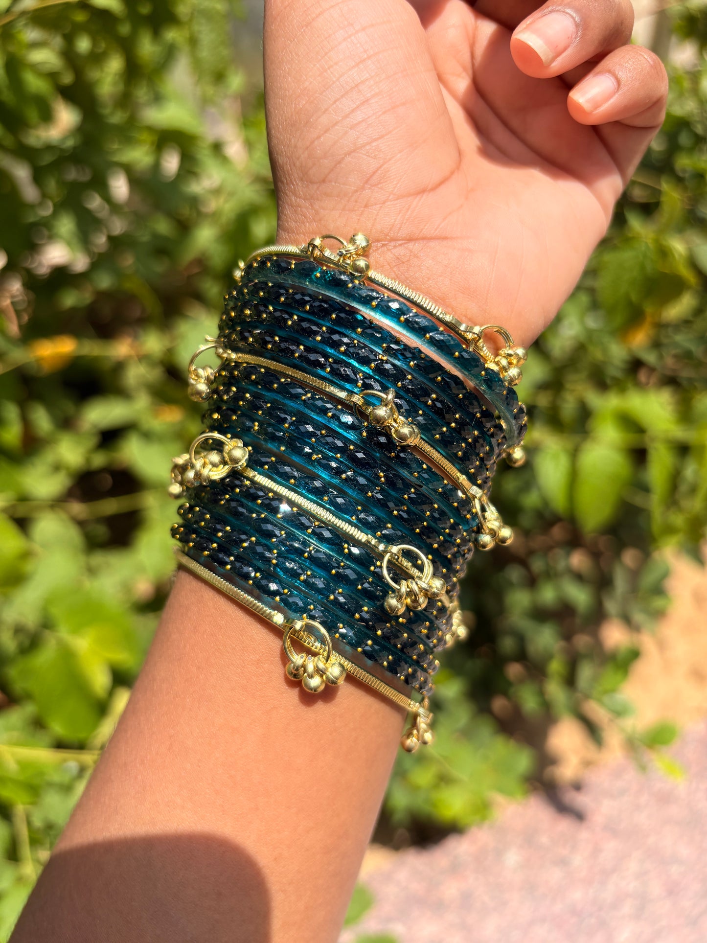 Midnight Noor Bangles Set 💙✨