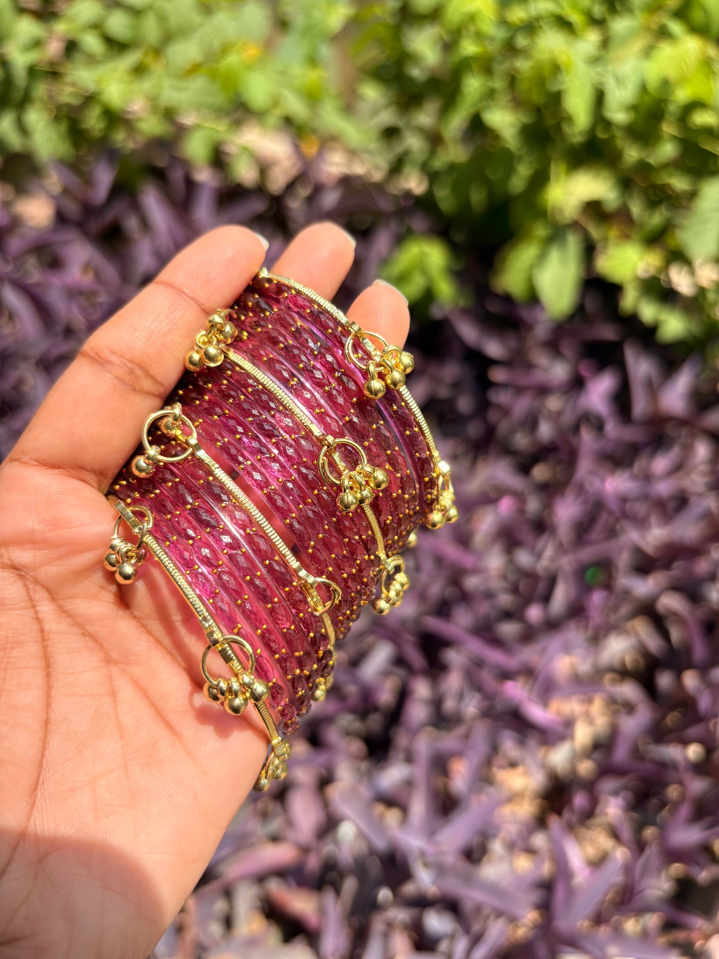 Ruby Raga Bangles Set ❤️✨