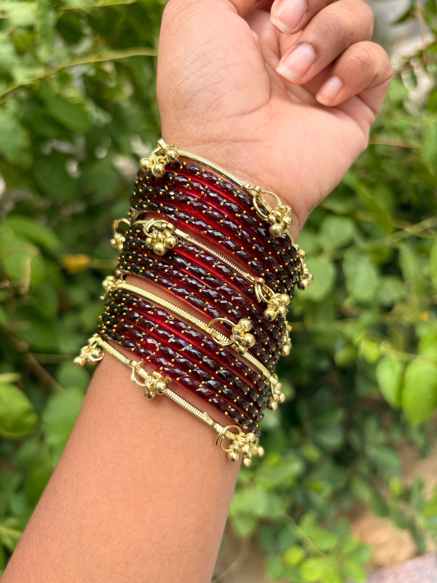 Ruby Noor Bangles Set ❤️✨