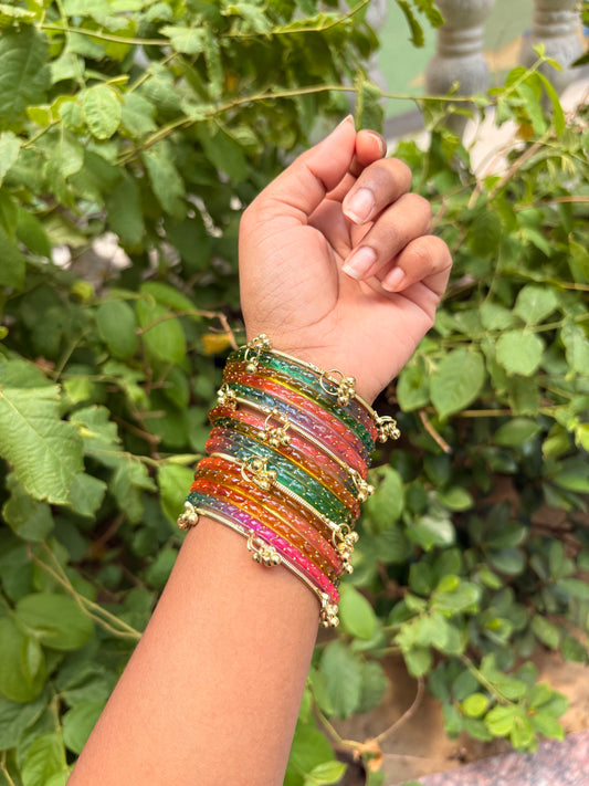 Satrangi Noor Bangles Set 🌈✨