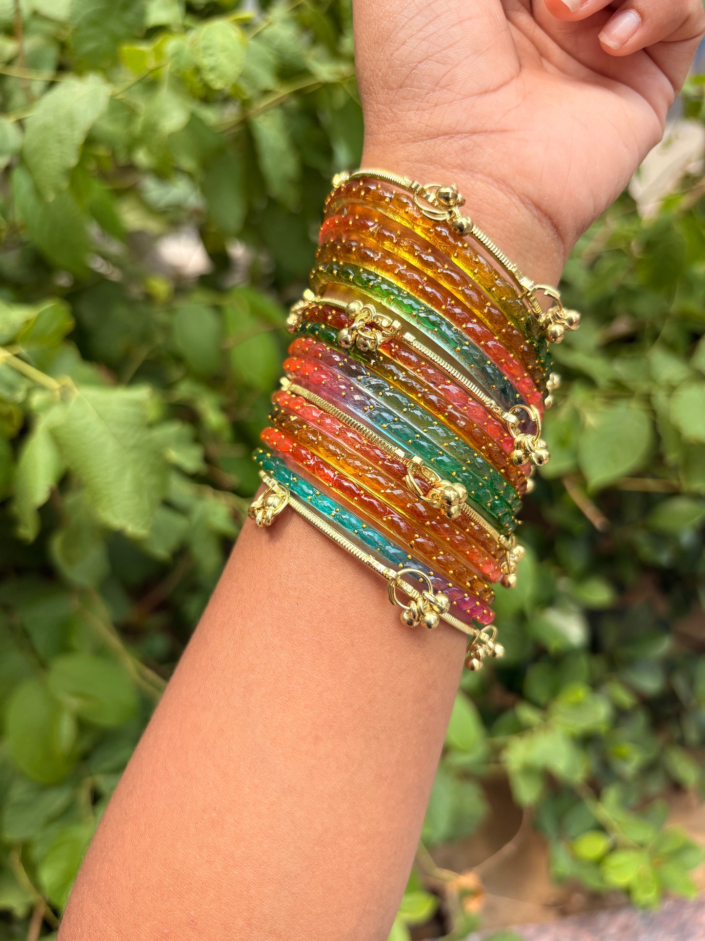 Satrangi Noor Bangles Set 🌈✨