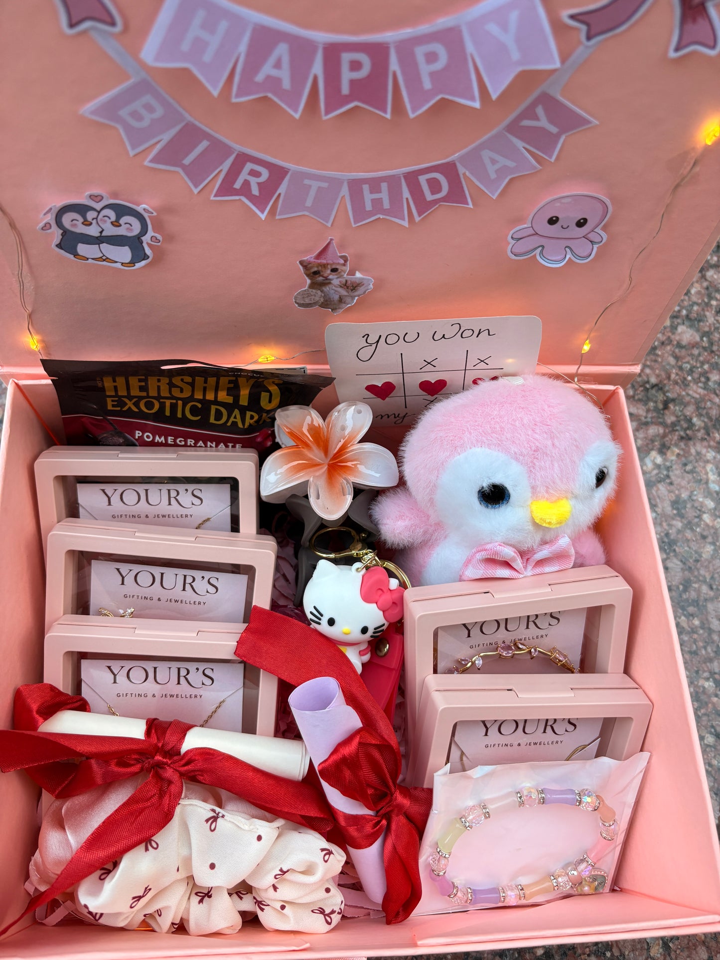 Blush Birthday Treasure Hamper 🎂🎀💖