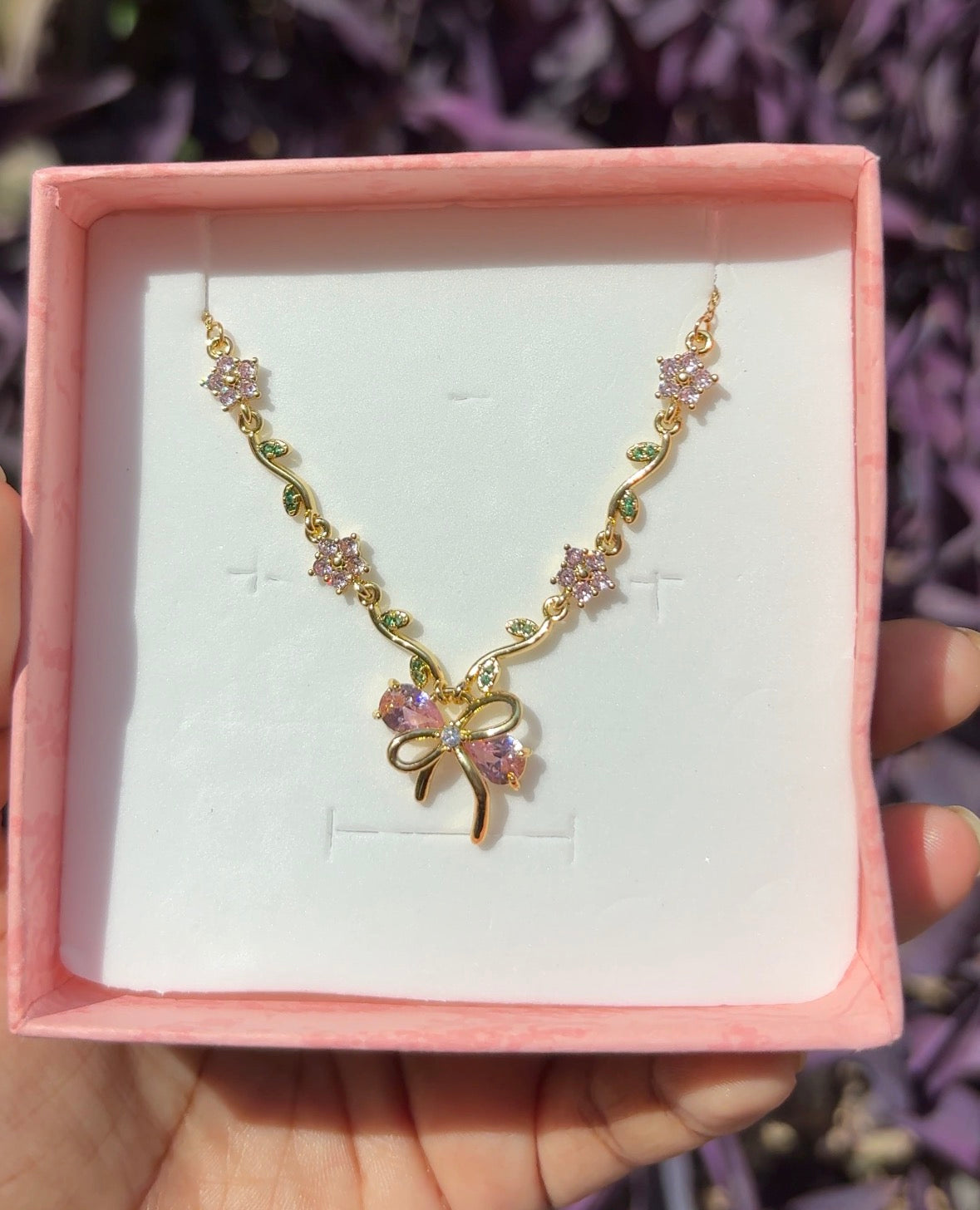 Blossom Bow Necklace💖